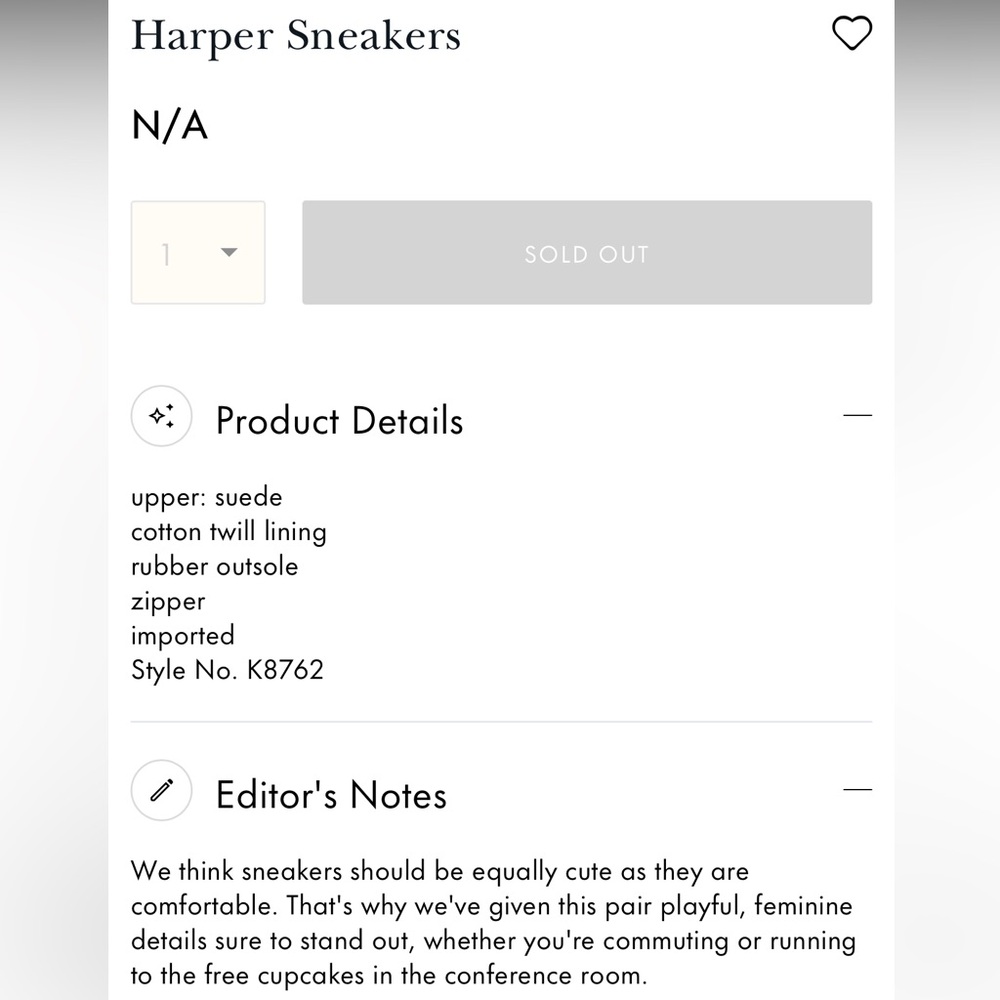 Kate Spade Harper Black Suede Sneakers/Bootie - Picture 3 of 4